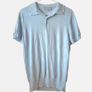 Neiman Marcus Light Blue Polo Shirt